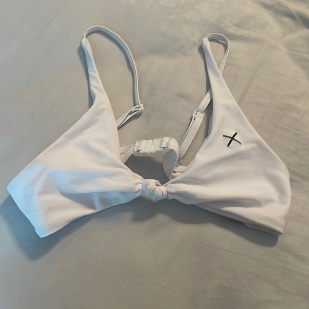 White Boutine LA bikini top - TOP ONLY